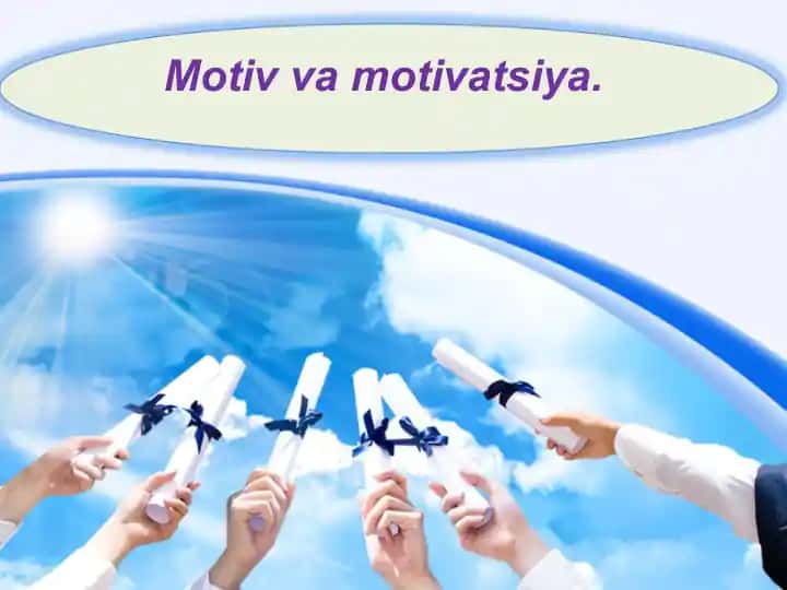 Motiv va motivatsiya