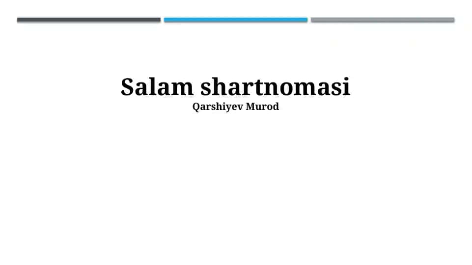 Salam Shartnomasi