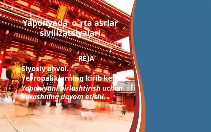 Yaponiyada o'rta asrlar sivilizatsiyalari