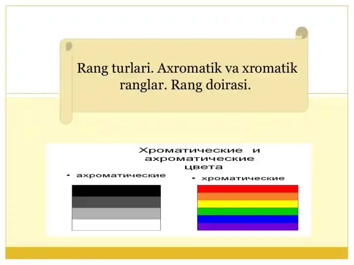 Rangturlari