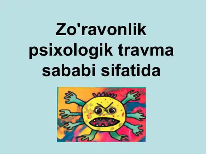 Zo'ravonlik psixologik travma