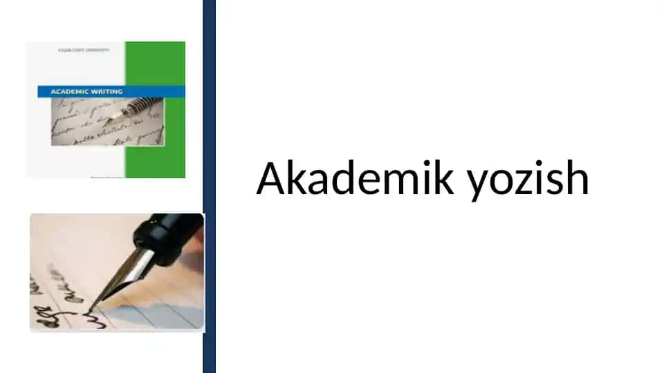 Akademik yozish