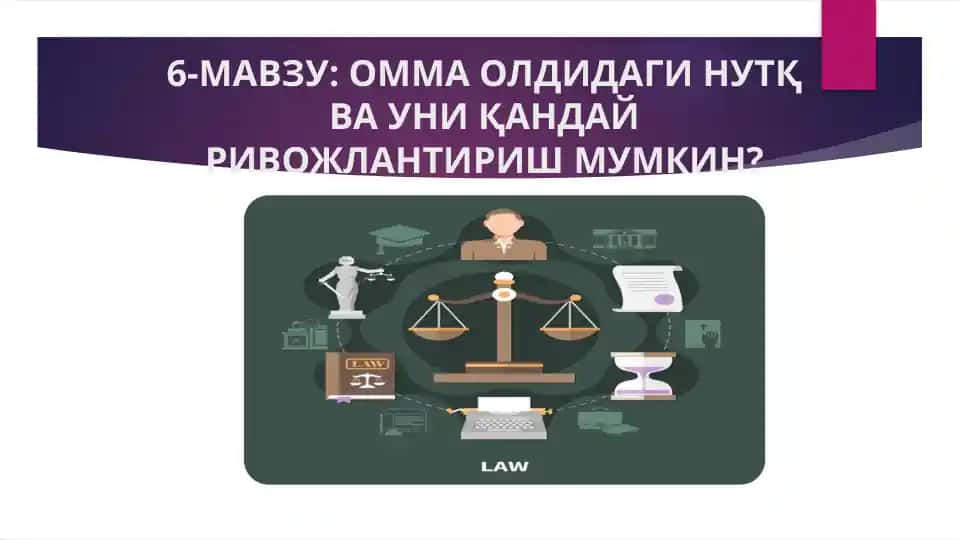 Омма Олдидаги Нутқ Ва Уни Қандай Ривожлантириш Мумкин?