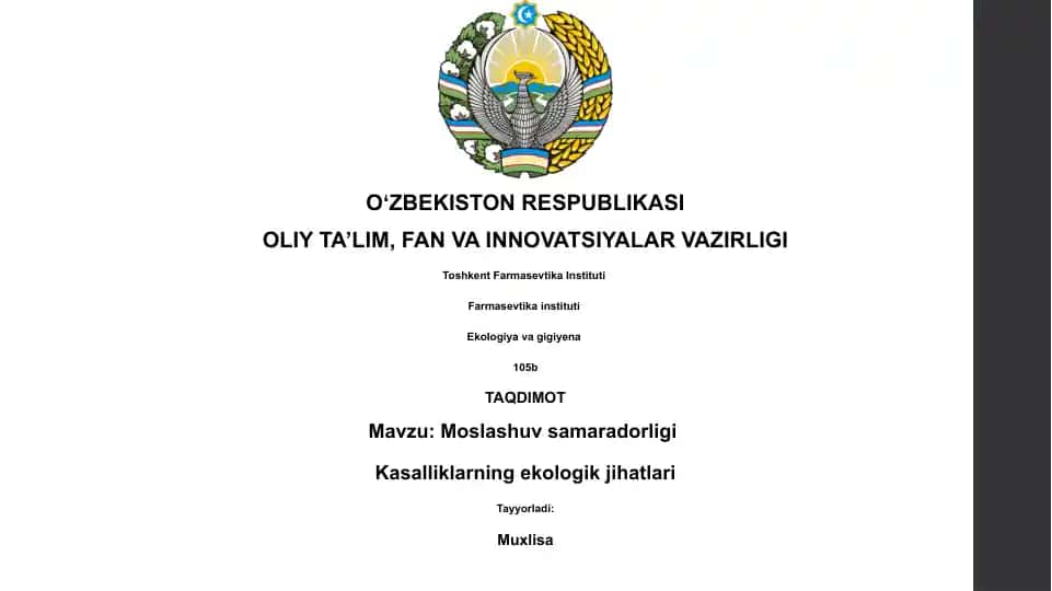Kasalliklarga moslashuv samaradorligi