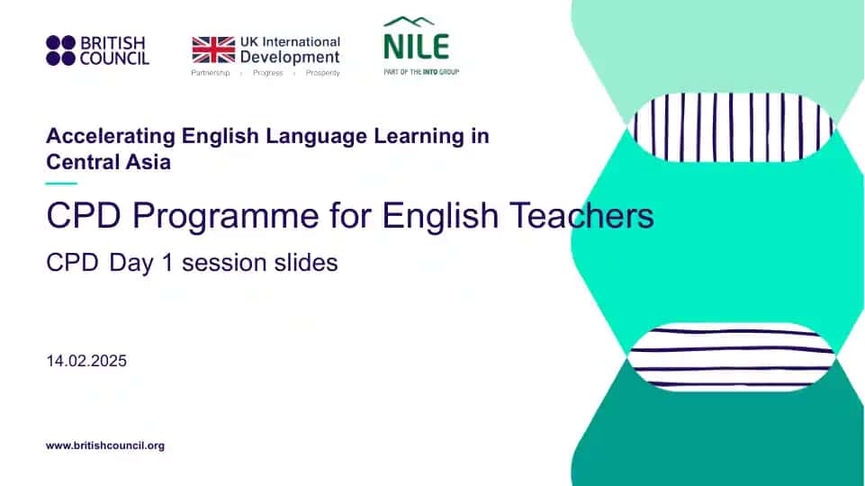 CPD Programme for English Teachers