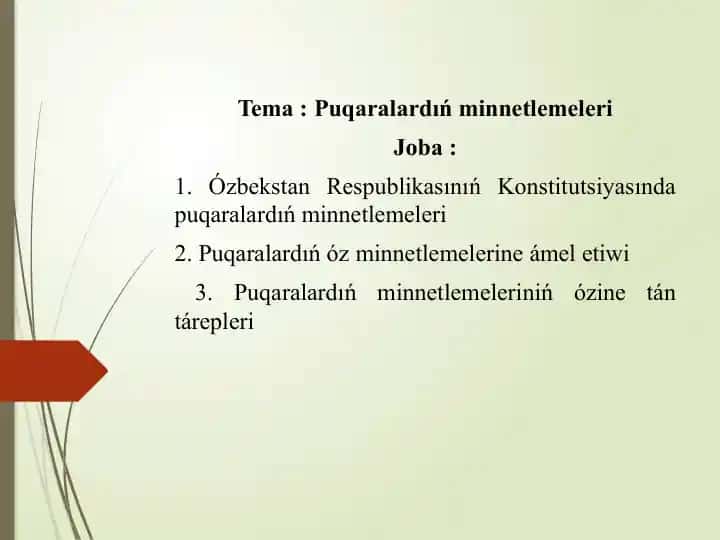 Puqaralardiń minnetlemeleri