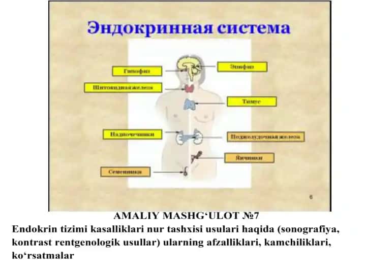 Gipofiz bezining kasalliklarining nur tashxisoti