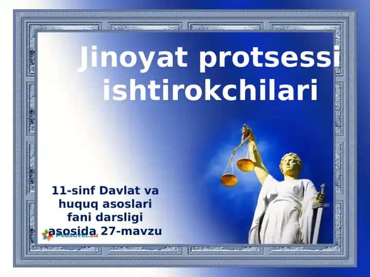 Jinoyatprotsessiishtirokchilari