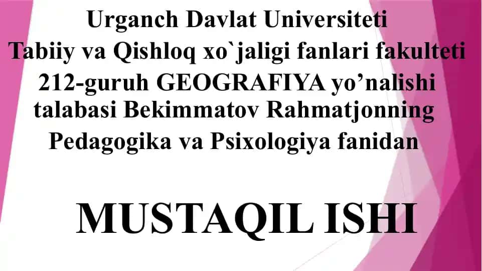 O’qitishda interfaol metodlar