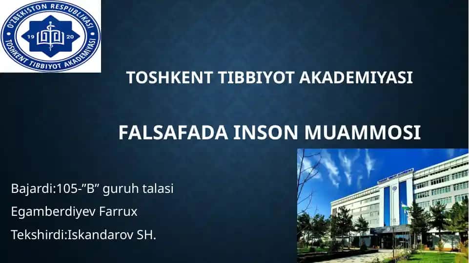 Falsafada inson muammosi