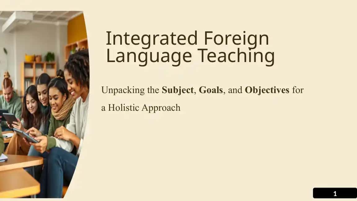 Integrated Foreign Language Teaching