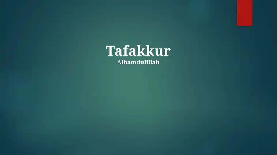 Tafakkur