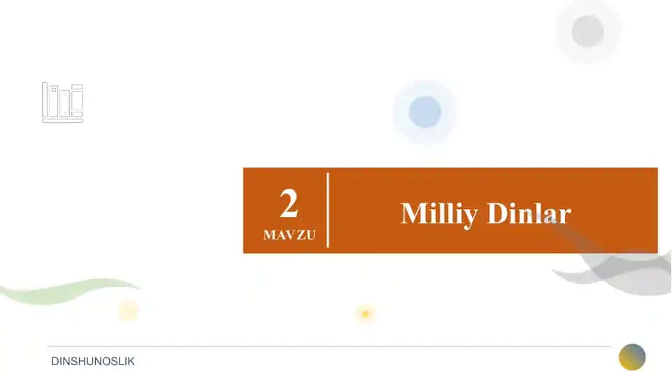 Milliy Dinlar