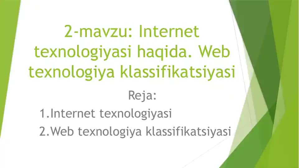 Internettexnologiyasi