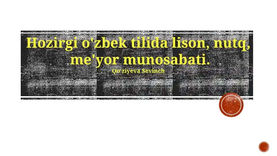 Nutqning individual va ijtimoiy xususiyatlari