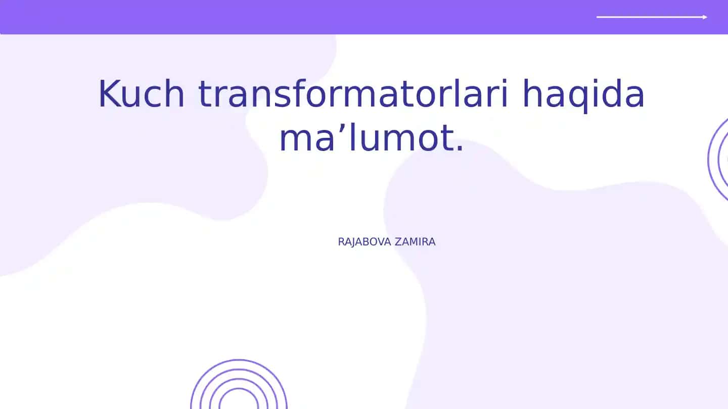 Kuch transformatorlari