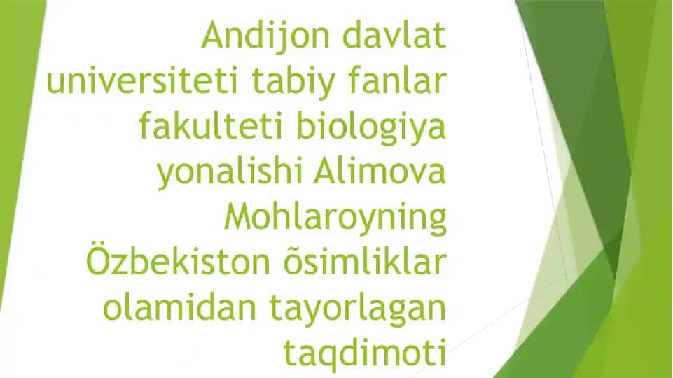 O'zbekiston endemik o'simliklari