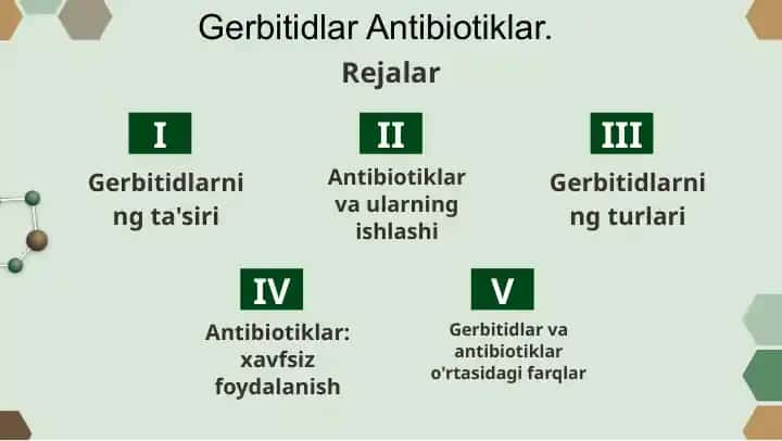 Gerbitidlar va antibiotiklar