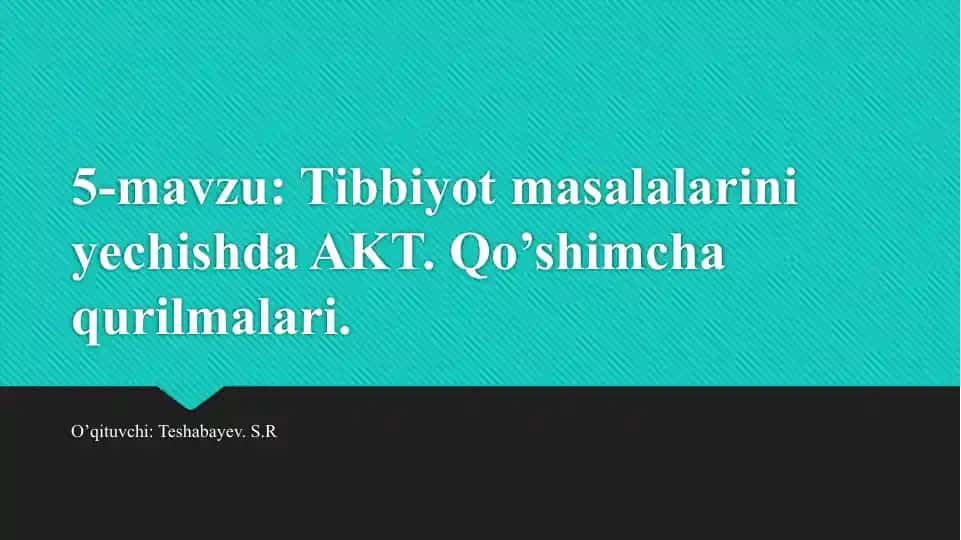 Printer va Skaner Qurilmalari