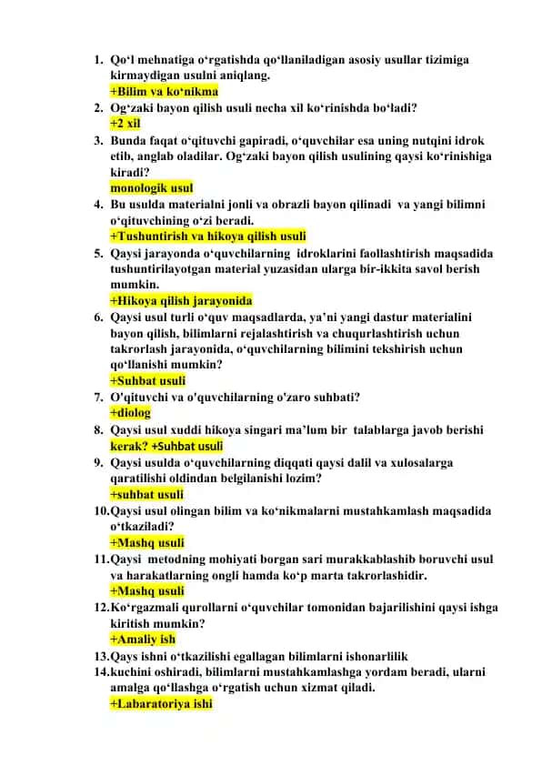 Og‘zaki bayon usullari