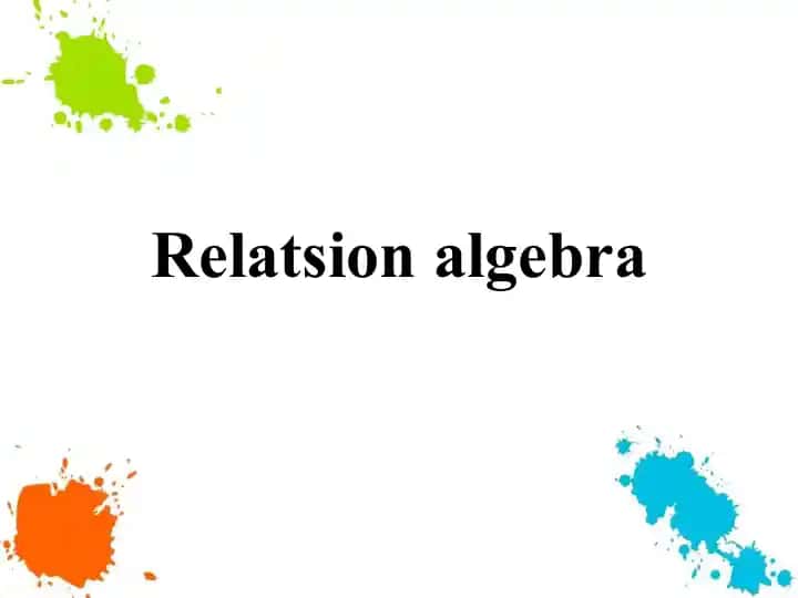 Relatsionalgebra