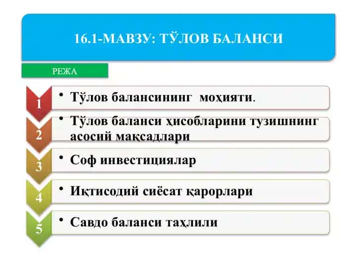 Тўлов баланси