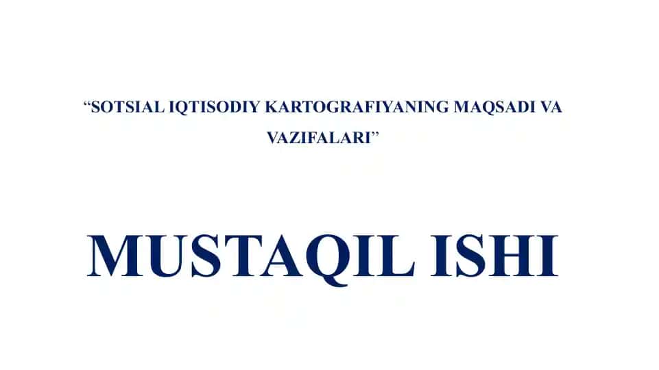 Sotsial iqtisodiy kartografiya