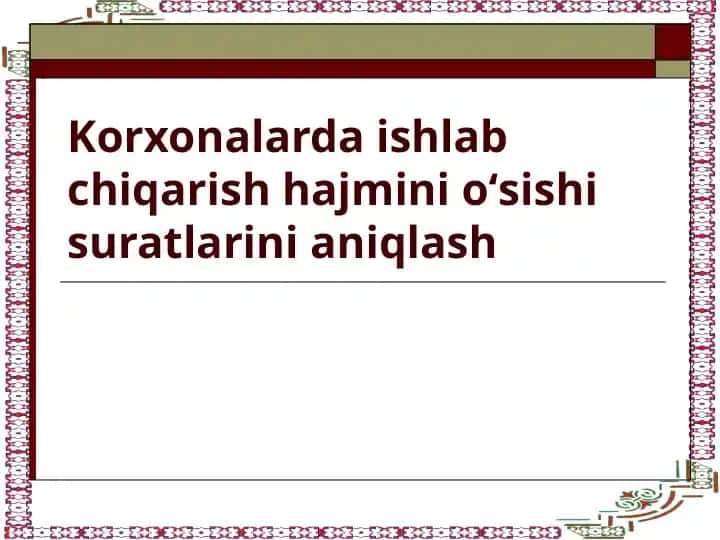 Boshqaruv vazifalari
