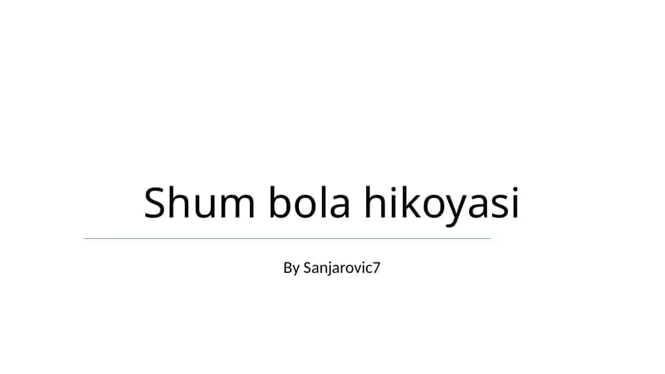 Shum Bola