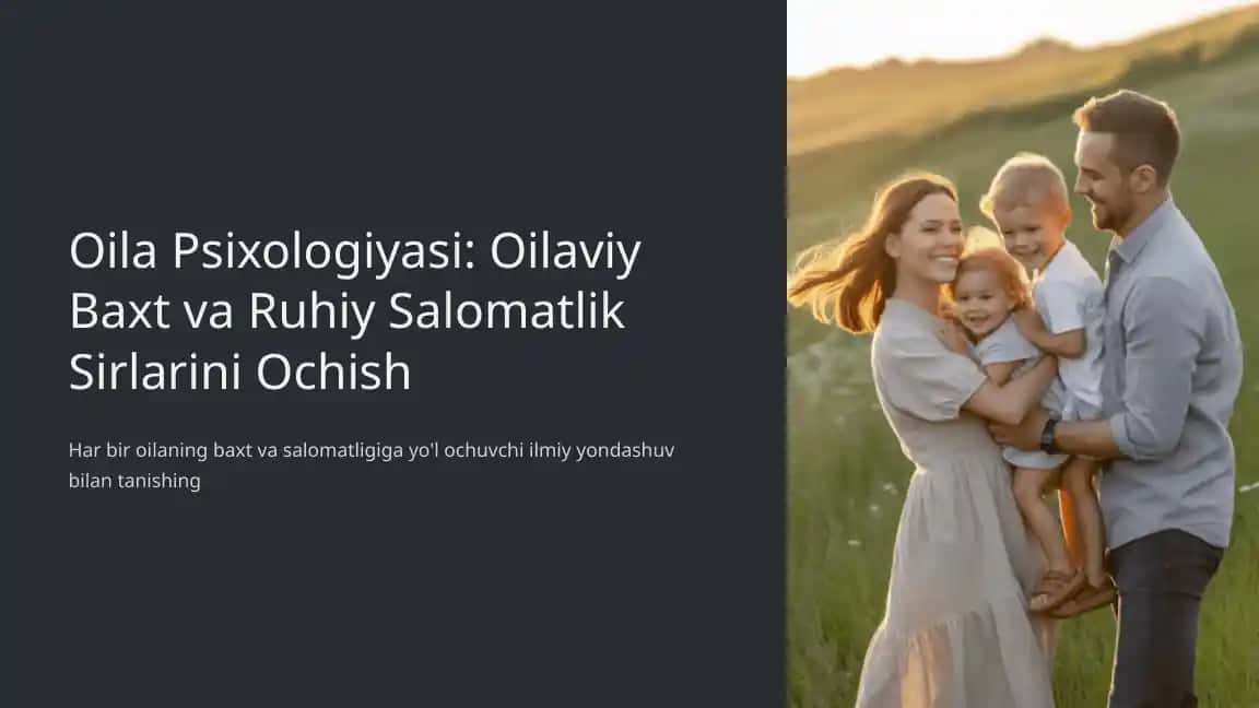 Oila psixologiyasi