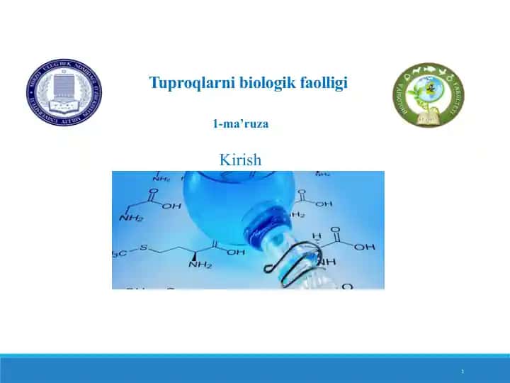 Tuproqlarni biologik faolligi