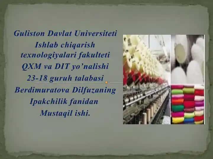 Tut ipak qurti kasalliklari, zararkunandalari va ularga qarshi kurash chora tadbirlari