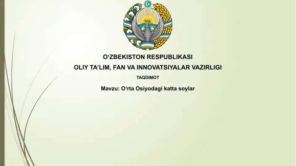 OʻrtaOsiyodagikattasoylar