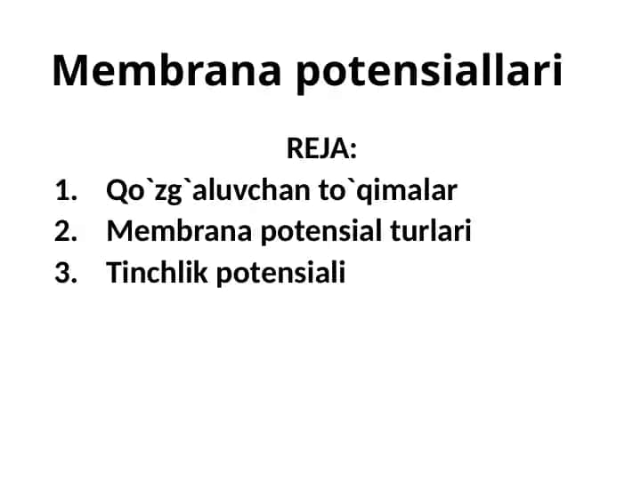 Tinchlik potensiali