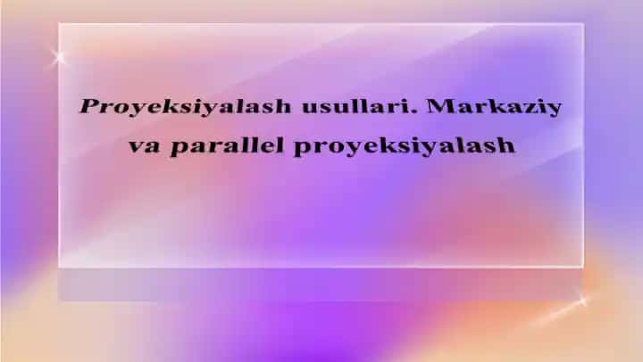 proyeksiyalash