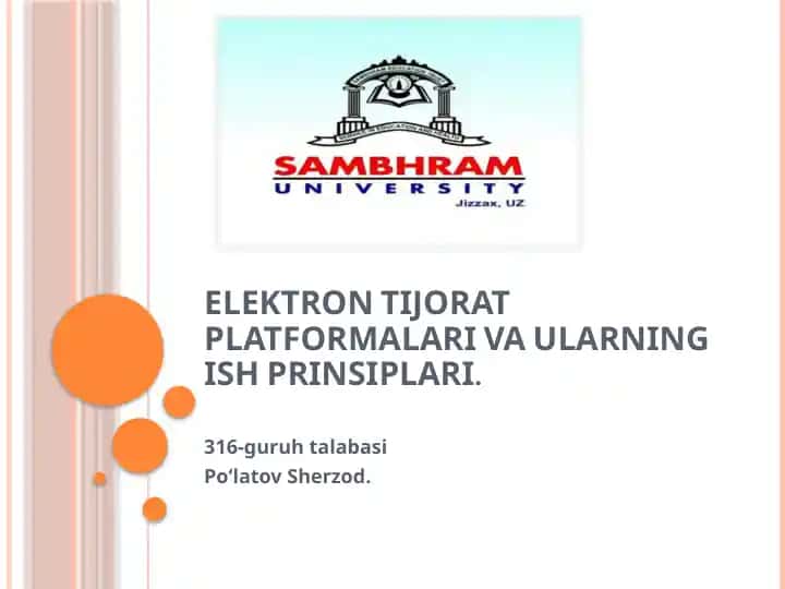 Elektron Tijorat Platformalari va Ularning Ish Prinsiplari