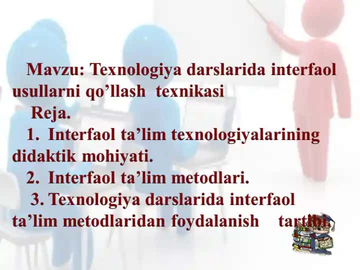 Interfaol ta’lim texnologiyalari