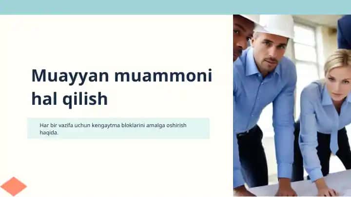 Muayyan muammoni hal qilish