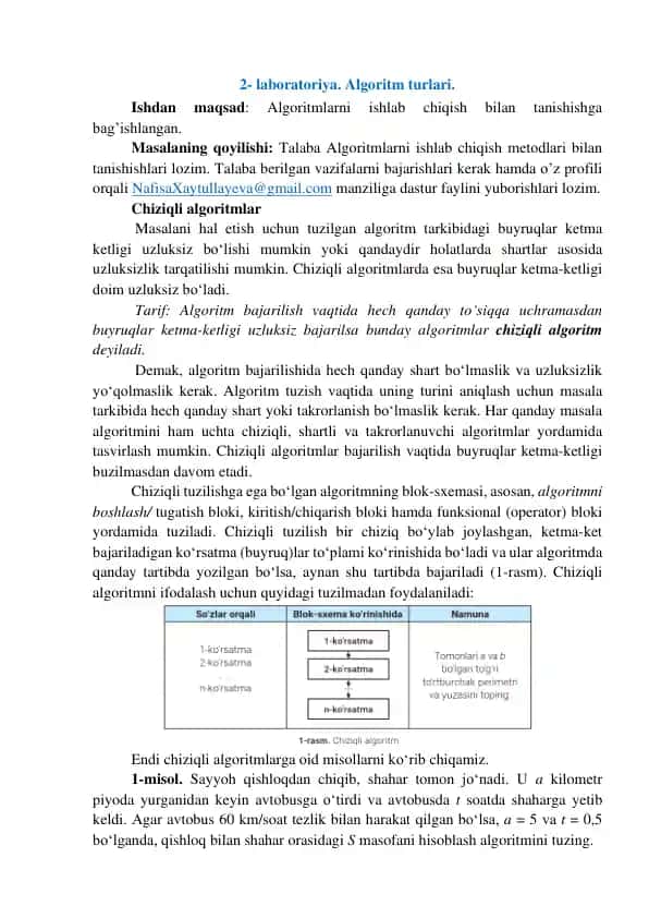 Algoritm turlari
