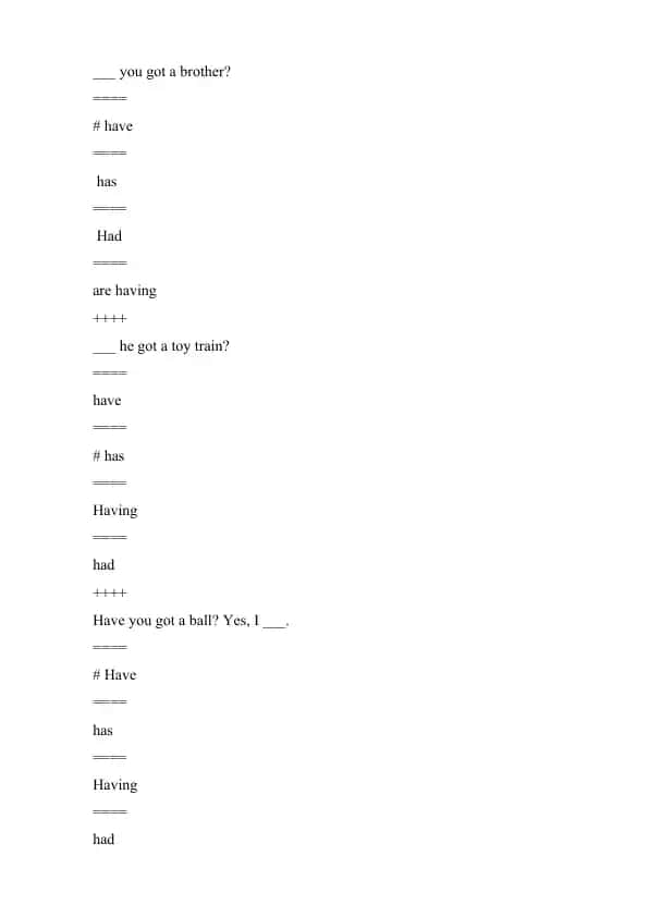 English Grammar Exercises