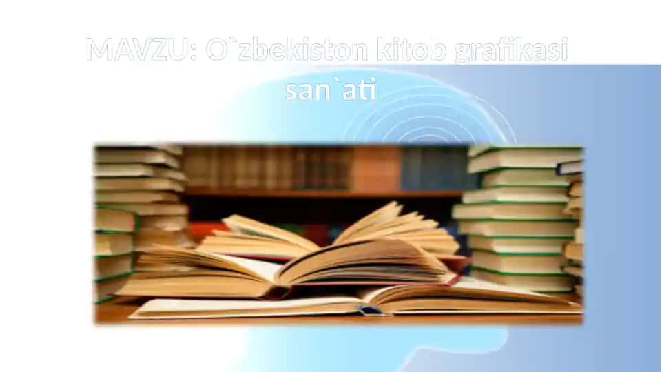 O`zbekiston kitobgrafikasi san`ati