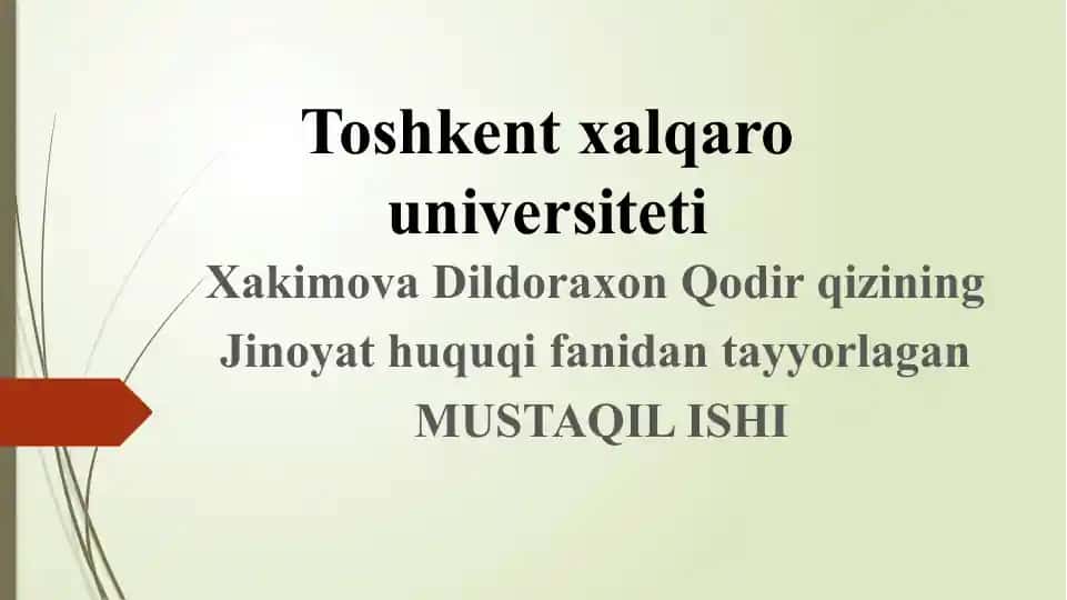 Muayyan Xuqdan Maxrum Etish
