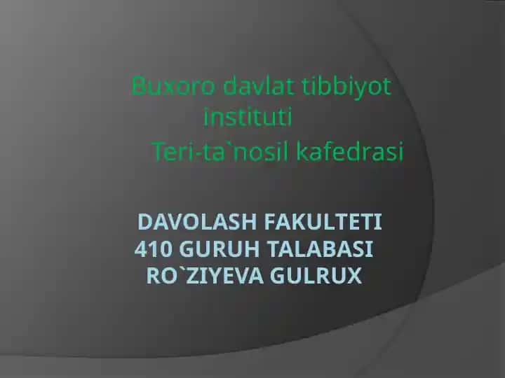 Qo`zg`atuvchisi (Sarcoptesskabici)