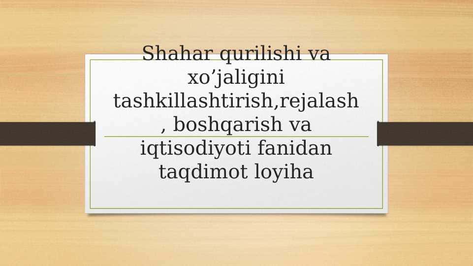 Qurilish montaj ishlarining tannarxi
