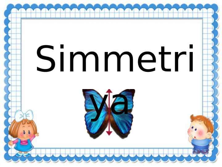 Simmetriya matematika boshlang'ich ta'lim