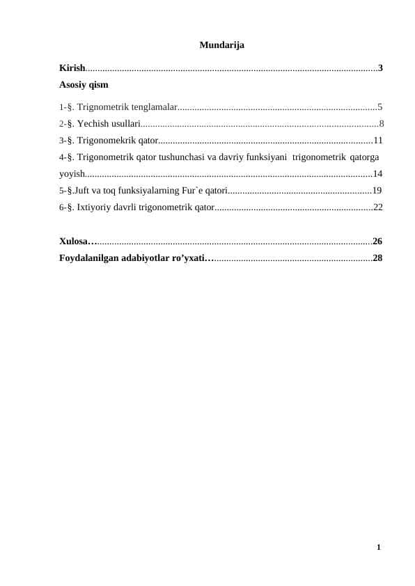 Kurs ishi