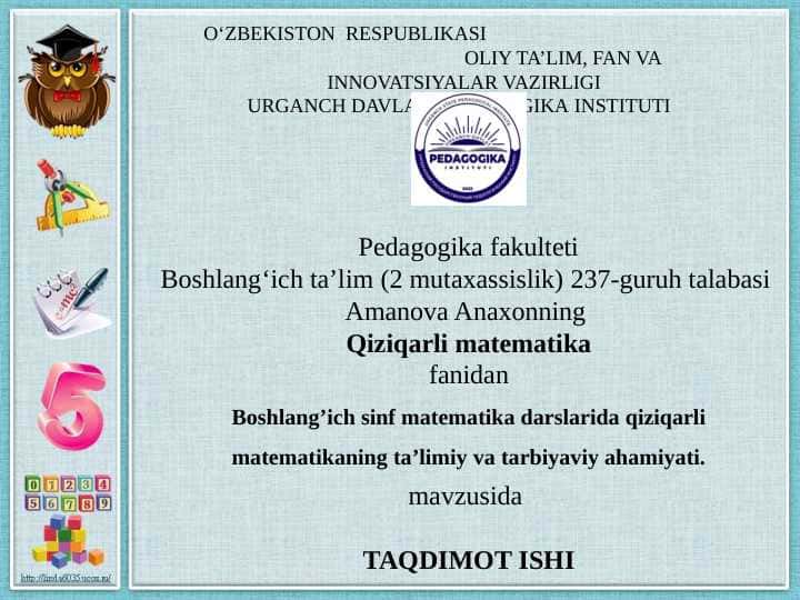 Oʻzbekiston yangi tarixidan sessiya test savollari