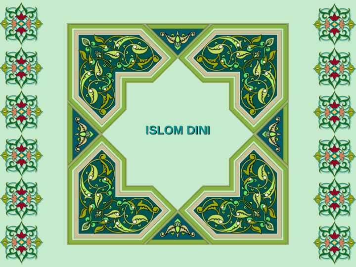 ISLOM DINI
