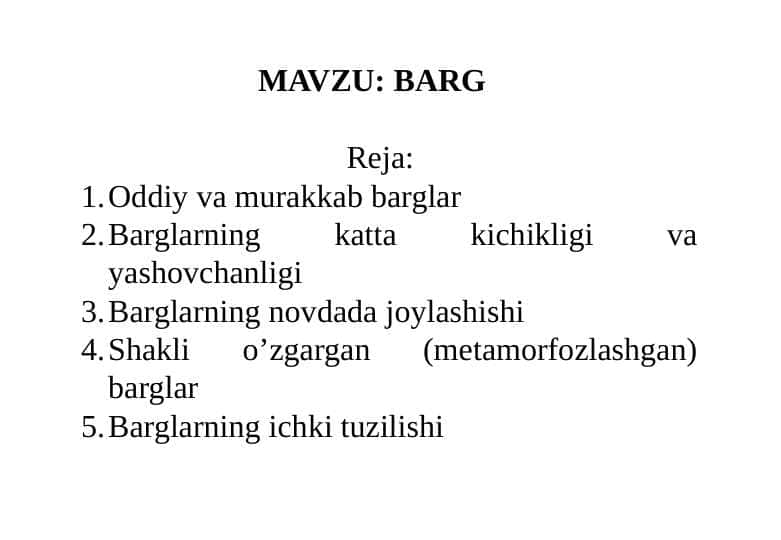 BARG