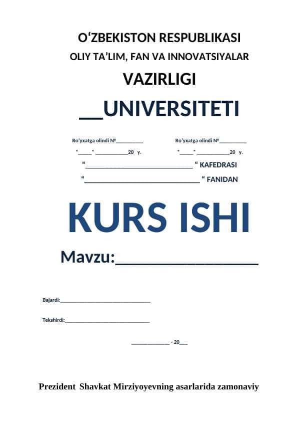 Prezident Shavkat Mirziyoyevning asarlarida zamonaviy qatlamga xos leksemalar talqini